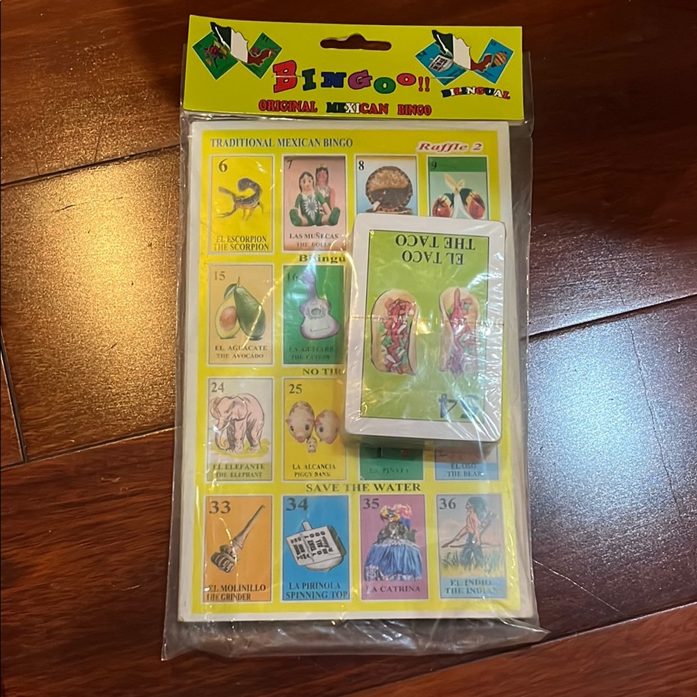 Traditional Mexican Bingo Game Set NEW